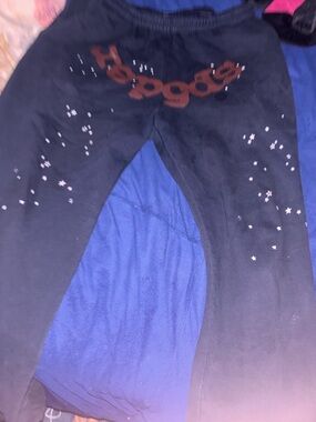 Sp5der pants blue navy size medium men’s!